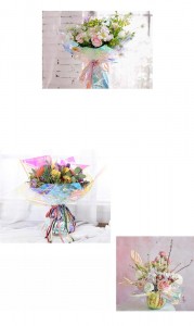 New Materials Florist Colorful Gift Decoration Flower Laser Wrapping Paper
