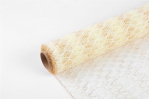 Top fashion custom design good quality flower wrap mesh